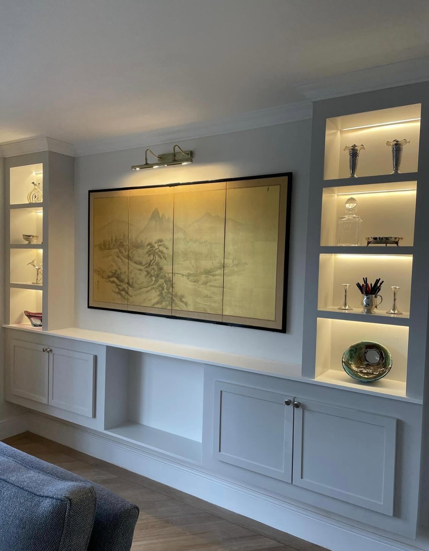 Completed interior decorating project in South West London