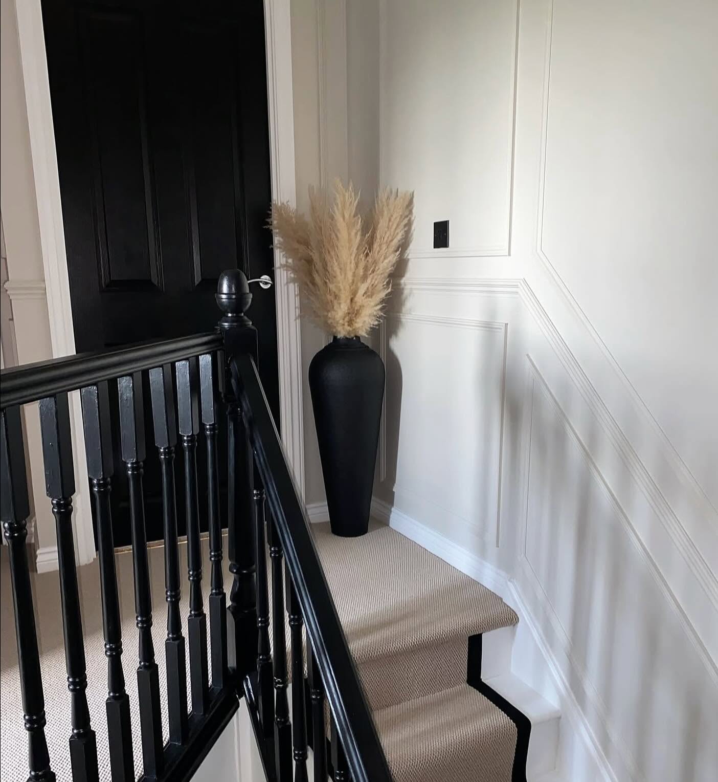 Freshly painted walls and ceiling in a London home