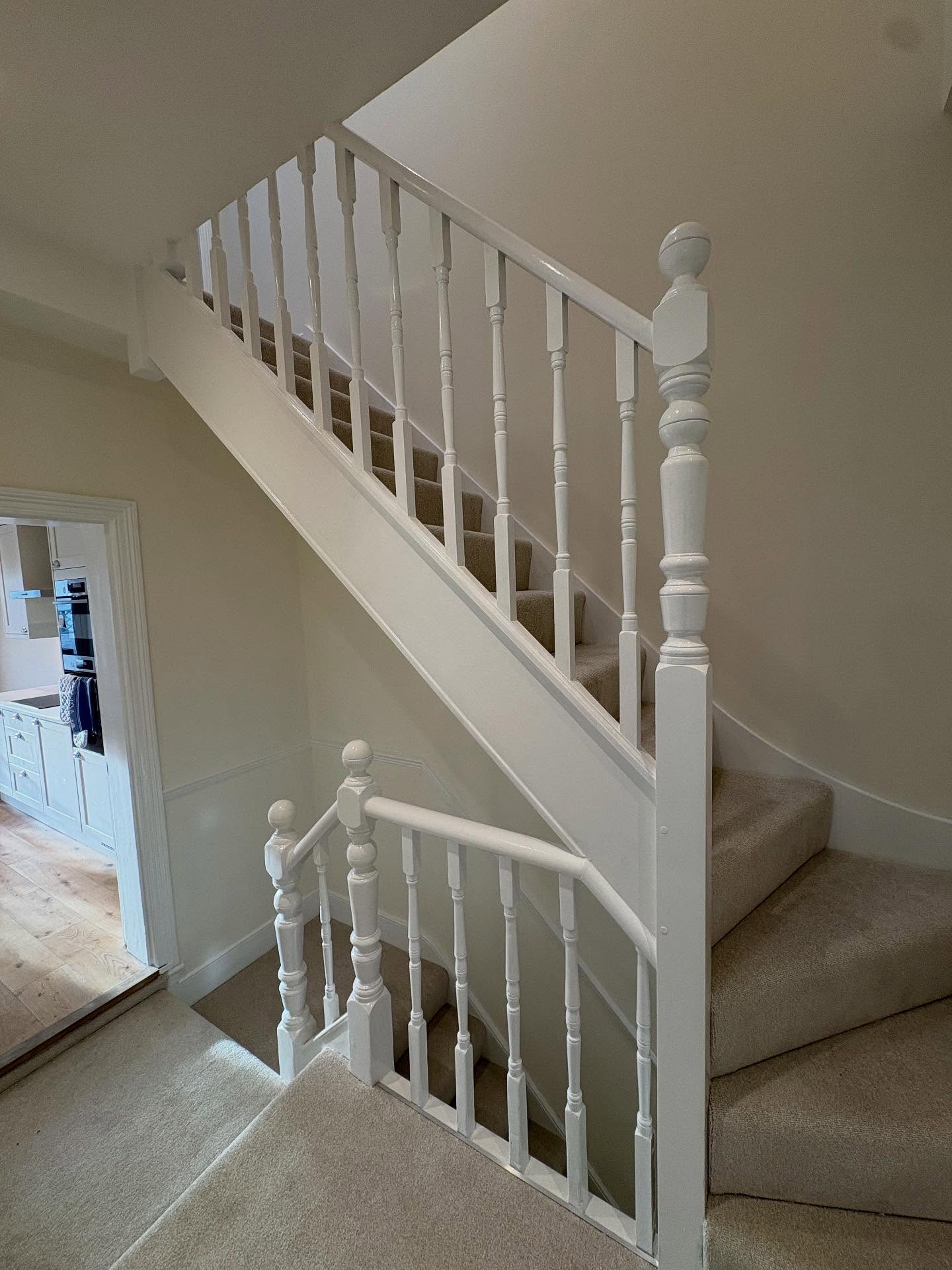 Newly decorated interior with fresh paintwork